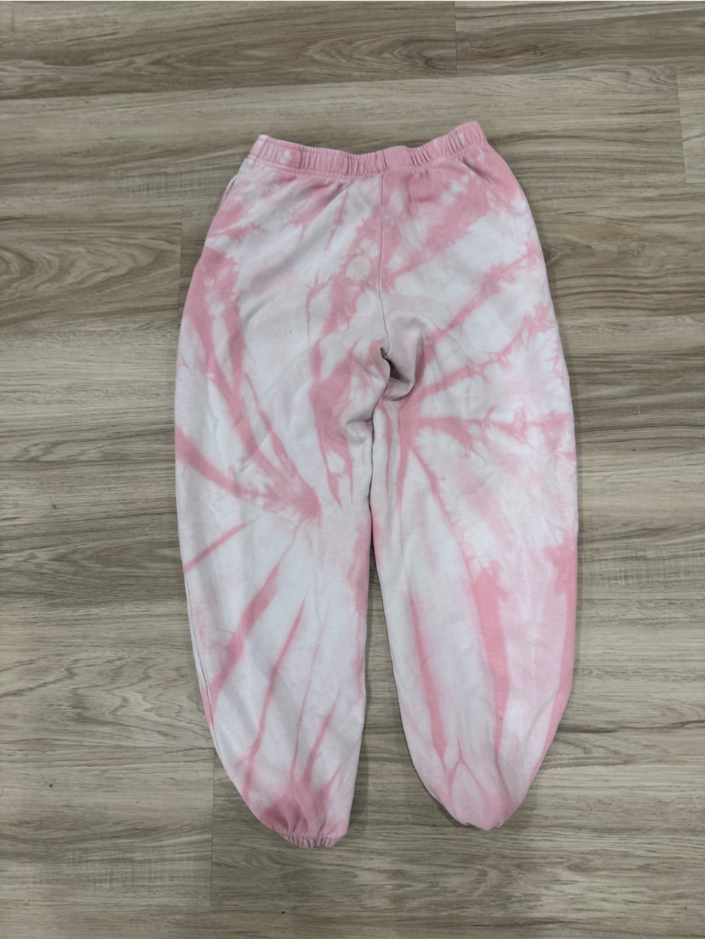 PACSUN women's pink Tie-Dye Sweatpants